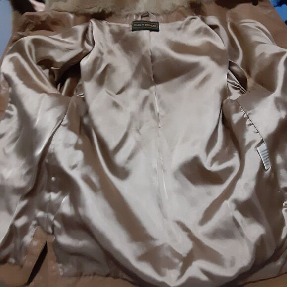 Vintage Tissavel Tocci faux fur bomber jacket size M France soft - Picture 8 of 9